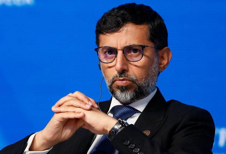 United Arab Emirates' Minister of Energy and Infrastructure Suhail Mohamed Al Mazrouei attends a session of the Russian Energy Week International Forum in Moscow, Russia October 14, 2021. REUTERS/Maxim Shemetov