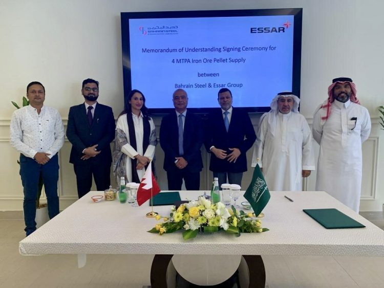 MoU signing between Bahrain Steel and Essar Group