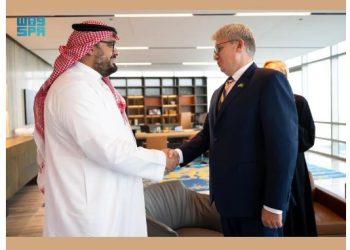 Saudi Economy Minister, Estonia Ambassador