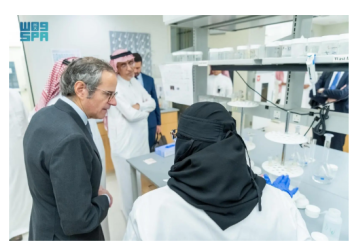 Saudi Energy Minister Meets IAEA Director General