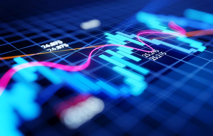 Close,Up,And,Focused,Stock,Market,Business,Investment,Candlestick,Chart