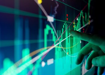 A,City,Worker,Analysing,Illustrated,Stock,Market,Financial,Data,On