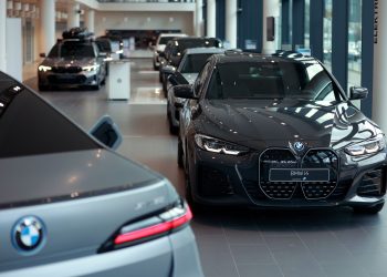 Automobile Showroom as BMW AG Announces Full Year Earnings