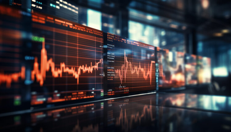 Financial data and technology drive stock market growth. generative ai